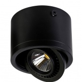 Потолочный светодиодный светильник Favourite Reflector 1779-1C,LED,12Вт,черный